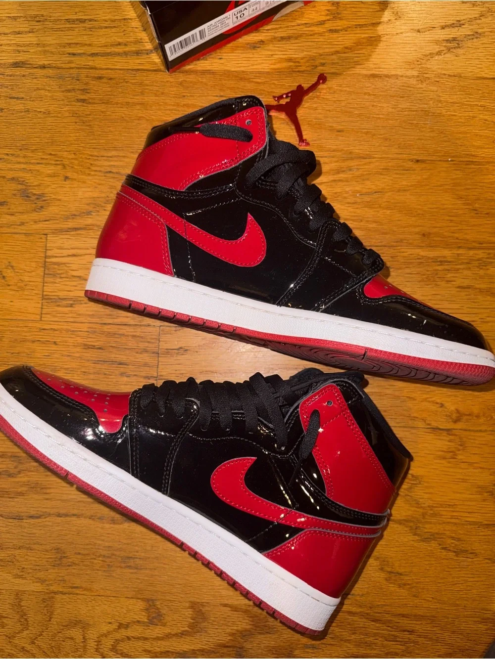 Air Jordan 1 High - Patent Bred Sz 10 w/ OG Box